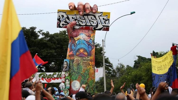 Cali, capital colombiana de la resistencia